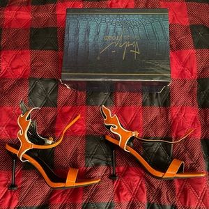 Faux Prada Flame Heels